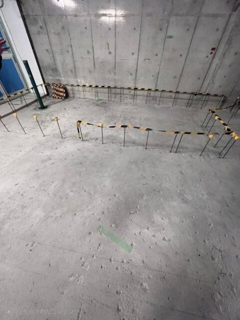 店舗内ブロック積み及び仕上げ